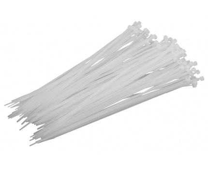 

Opaski zaciskowe białe 16cmx3mm 100szt ..304