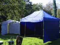 Namiot Expresowy PAWILON HANDLOWY 2,7x2,7 AUTOMAT Długość 2.7 m