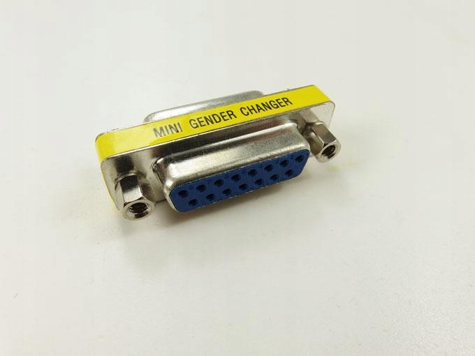 

łącznik gender DB15 d-sub 15 pin gniazdo-gniazdo