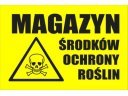 

Tabliczka Magazyn Środków Ochrony Roślin 2MM