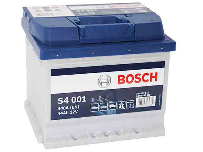 0 092 S40 010 - Аккумулятор BOSCH S4 44AH 440A 44 AH SILVER S4