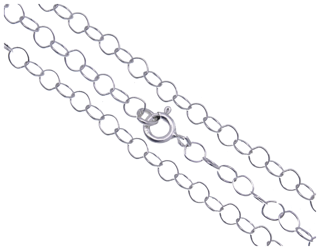 

Łańcuszek Damski Srebrny 925 Rolo Kółka 3mm 50cm