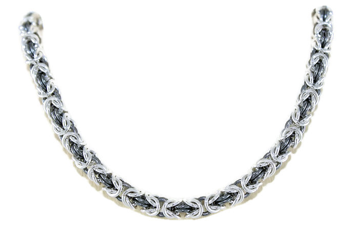 Stříbrný Řetízek Byzantýna 50 CM 36 Gramů