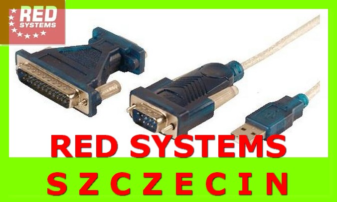 Adapter USB RS232 COM DB9 DB25 pin Win10 szeregowy Producent Inna