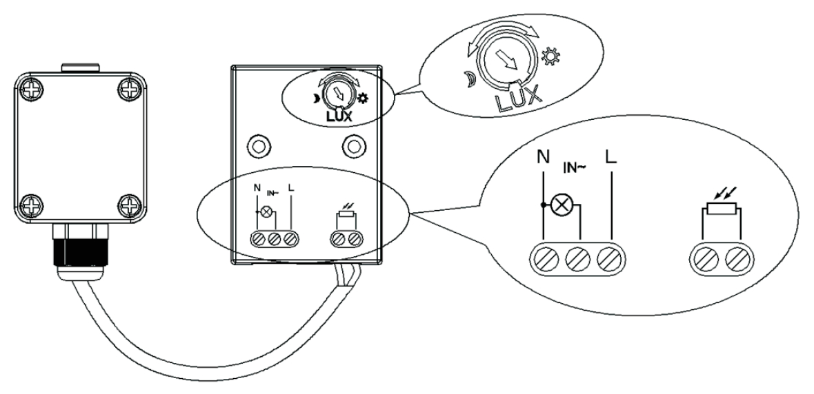 Czujnik zmierzchowy MCE-35 Marka Maclean