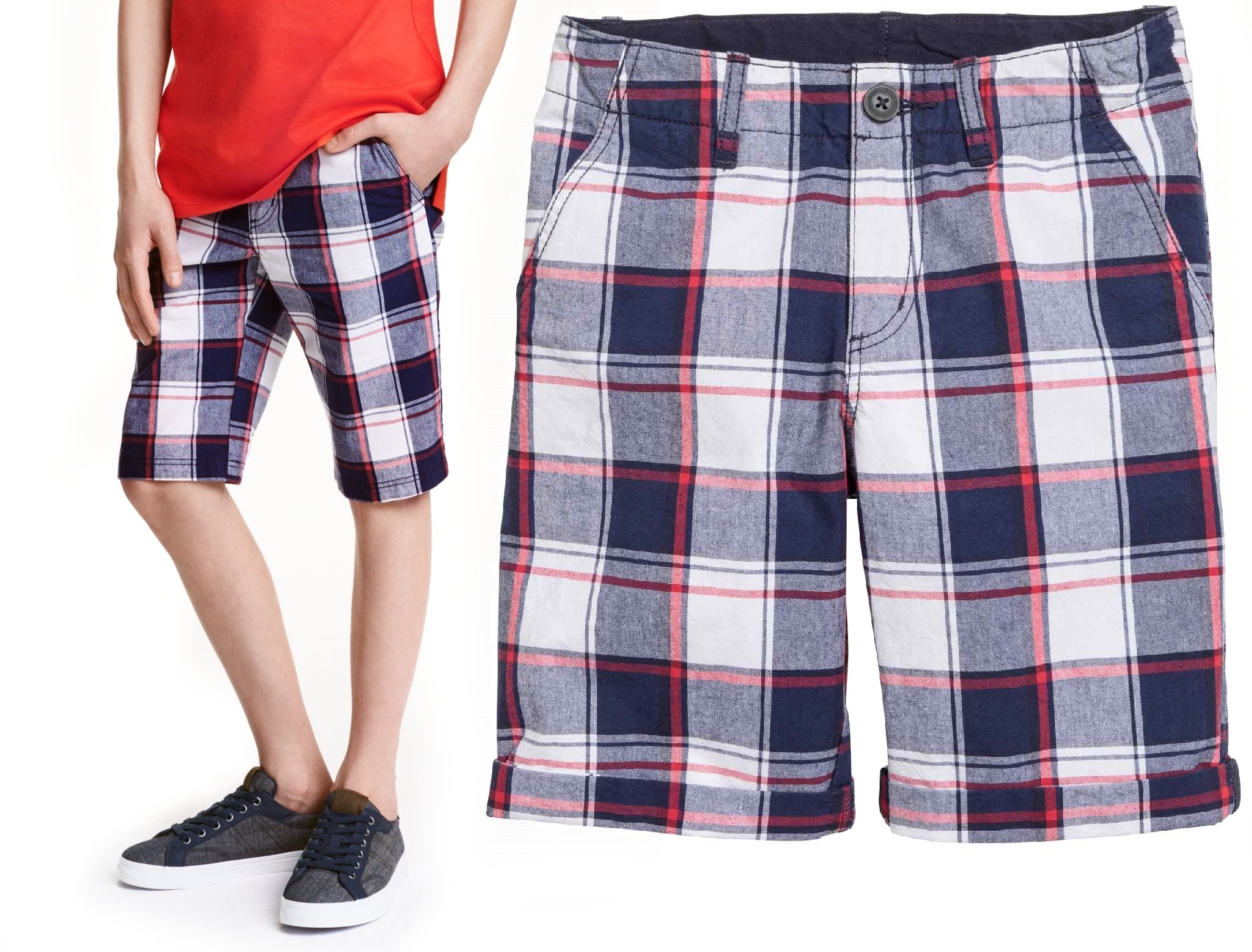 

H&m Krótkie Spodenki Chinosy Chłopięce 146