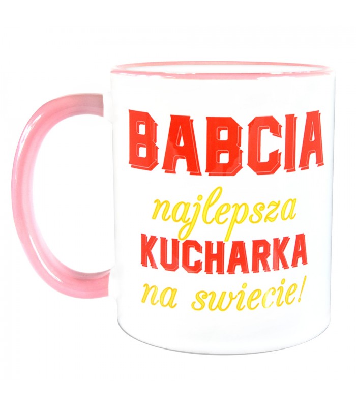 

Kubek Babcia Najlepsza Kucharka Prezent, Jakość!!!