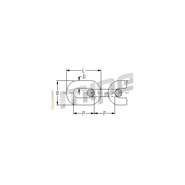 ŁAŃCUCH TECHNICZNY GOSPODARCZY D1 5mm 50m ROLKA EAN (GTIN) 5901891410075