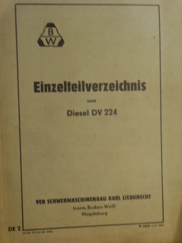 DIESEL OBSŁUGA SILNIK WYSOKOPRĘŻNY DV 224