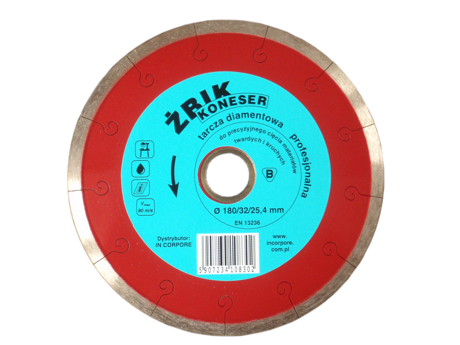 

Tarcza Diamentowa Żbik Koneser 250 MM Gres Marmur