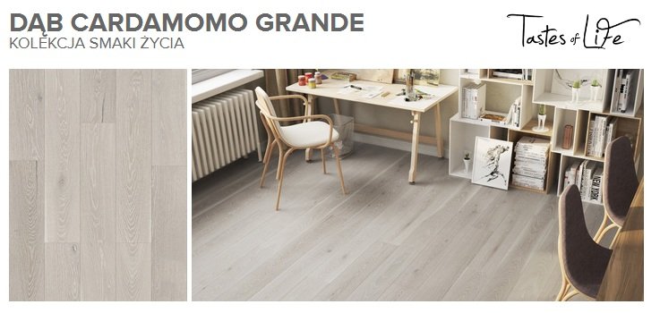 Deska barlinecka - DĄB CARDAMOMO GRANDE