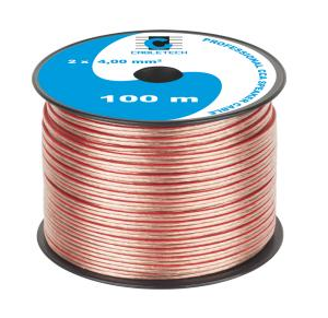 

Kabel przewód głośnikowy 2x4mm Na Metry 1m (1904)