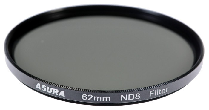 

Filtr Pełny Szary 62mm Szkło Optyczne NDx8 Asura