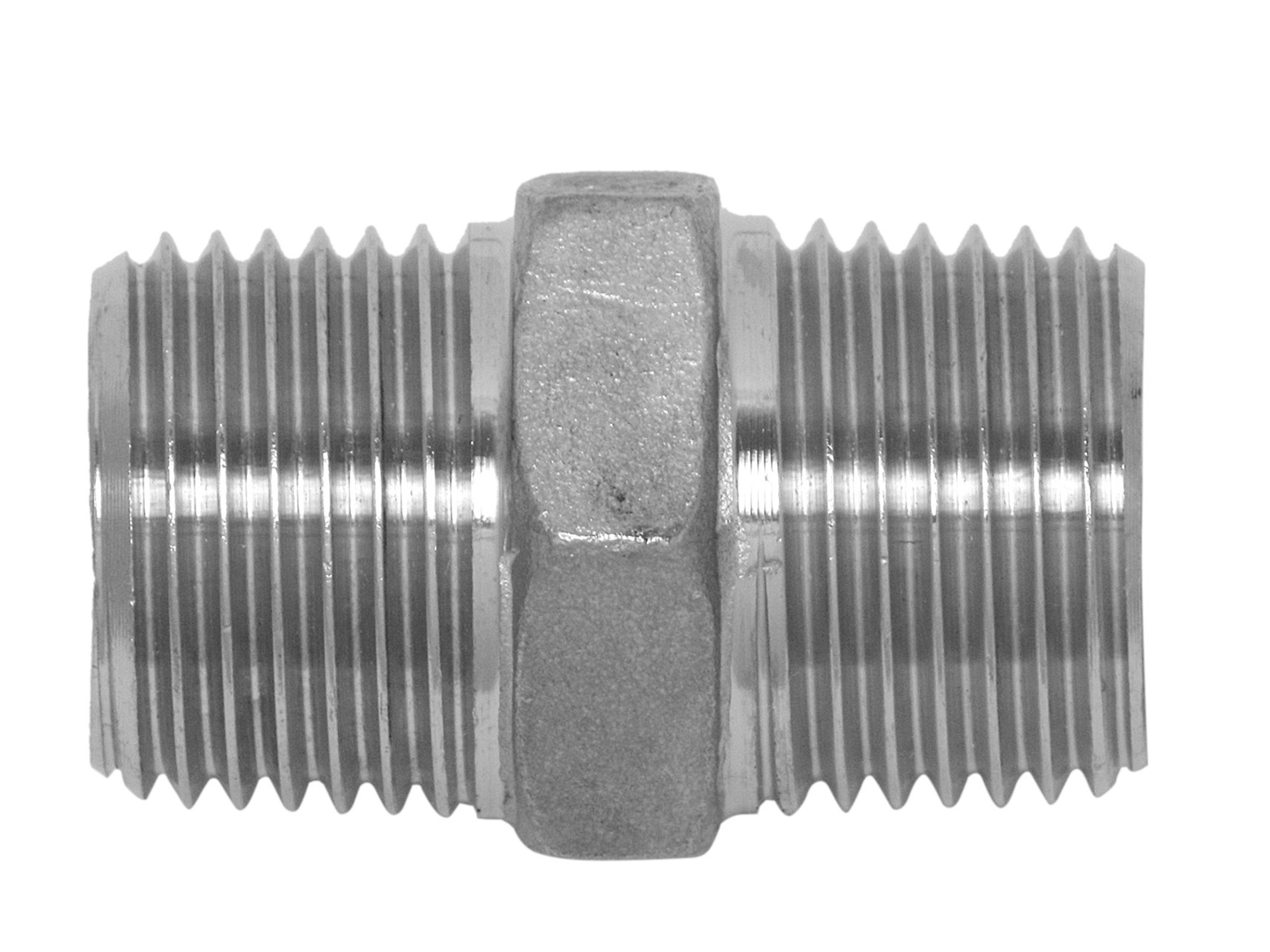 

1 1/4" Nypel 2-STR 6KT Nierdzewny 316 Króciec