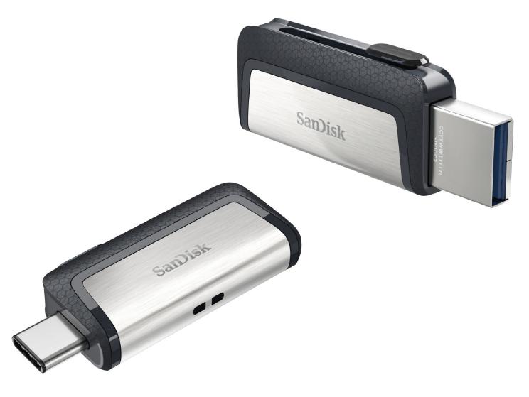 

Pendrive Sandisk 128GB Dual Usb 3.1 Type-c Typ C