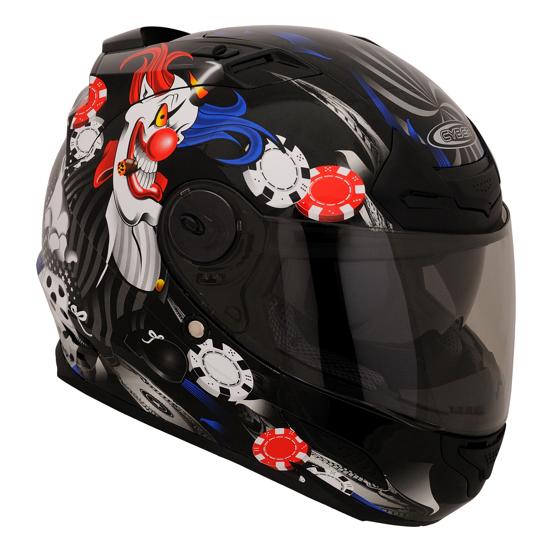 Prilba Cyber US-100 Joker Blue Air-flow Blenda veľkosť S