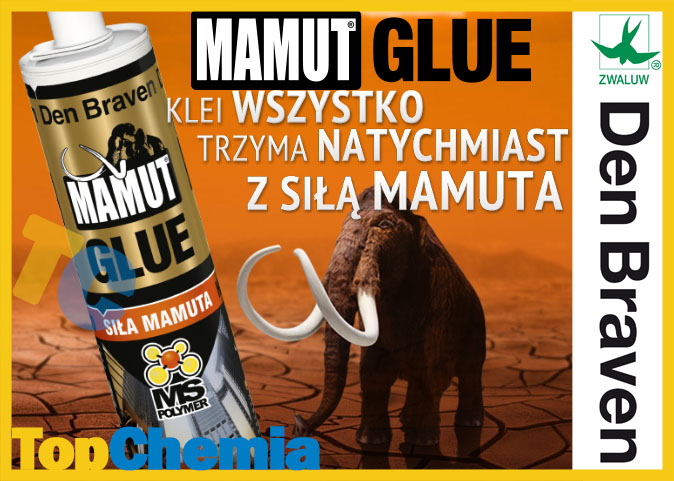 DEN BRAVEN MAMUT GLUE NAJMOCNIEJSZY KLEJ MONTAŻOWY Marka inna