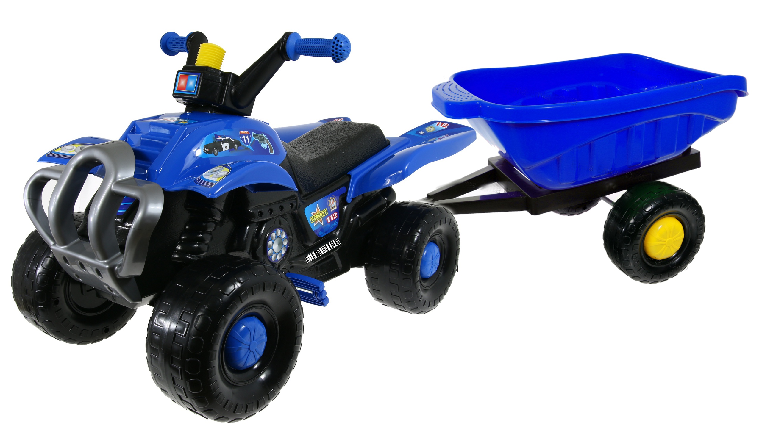 

Pojazd Quad Na Pedały Przyczepa, Kask