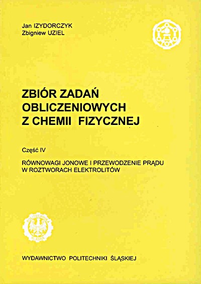 Zbiór Zadań Obliczeniowych Z Chemii Fizycznej cz.4