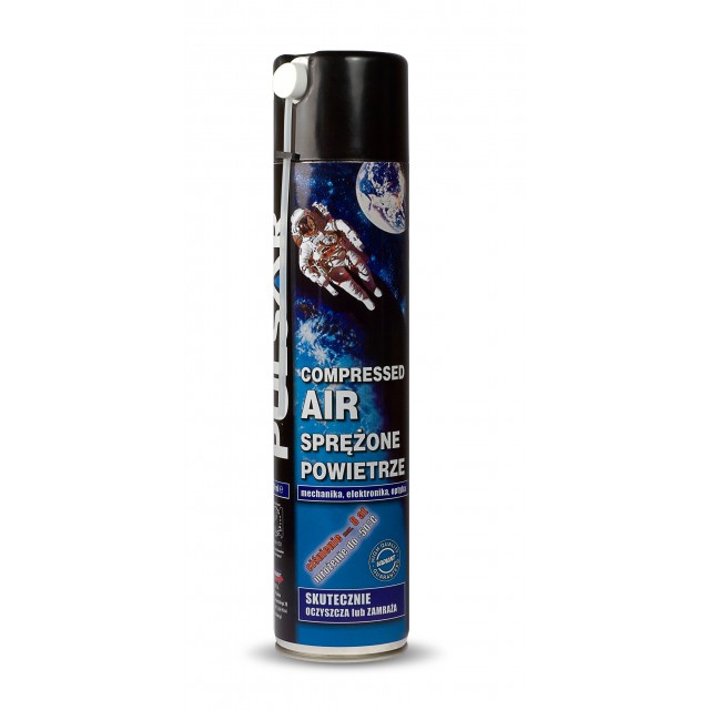 

Sprężone powietrze 600ml, ciśnienie- max 8at W-wa