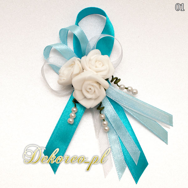 Duże Przypinki KOTYLIONY Kokardki DLA RODZICÓW Cechy dodatkowe brak