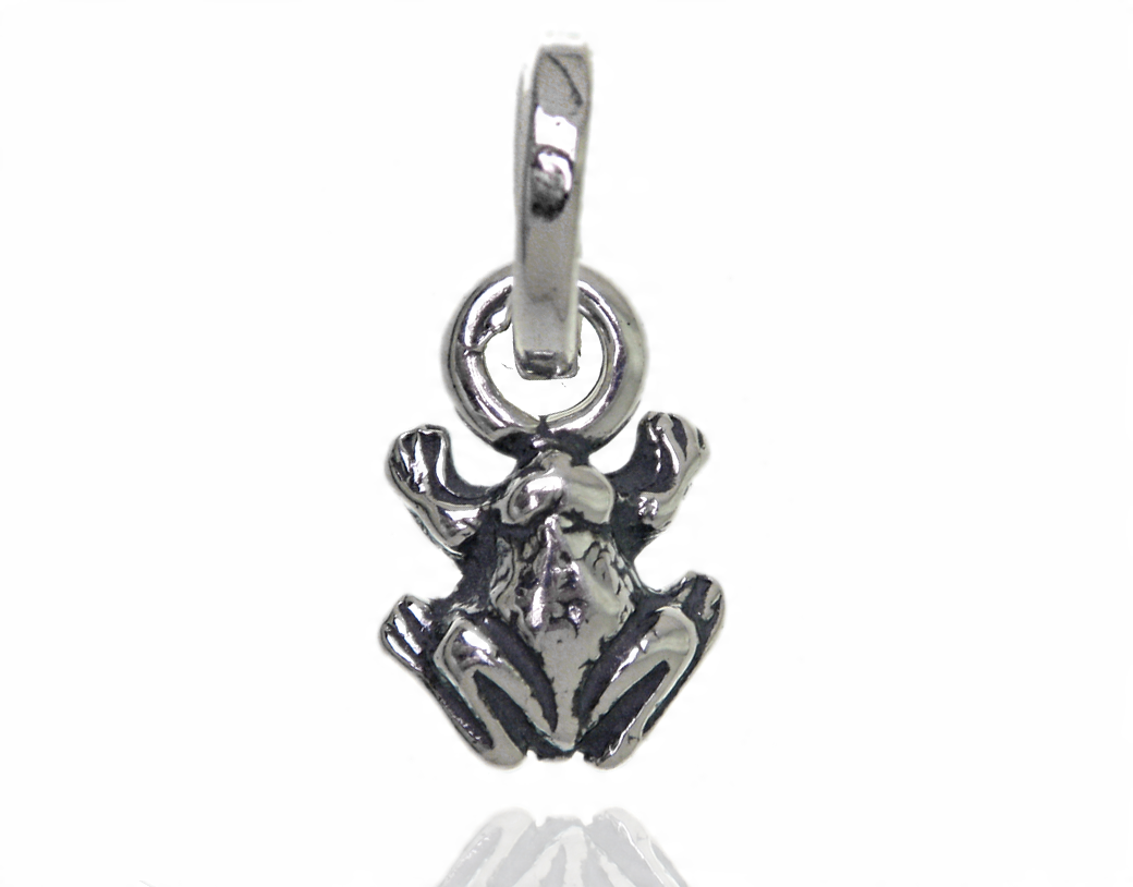 

Srebrny Wisiorek Żabka Żabki Żaba 14mm Srebro 925