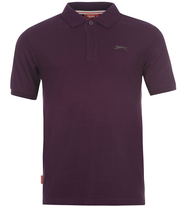 

TSM0043 Slazenger męske Polo M ciemny fiolet
