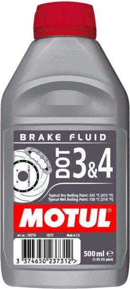 

Płyn hamulcowy syntetyczny Motul dot 3&4 0,5L