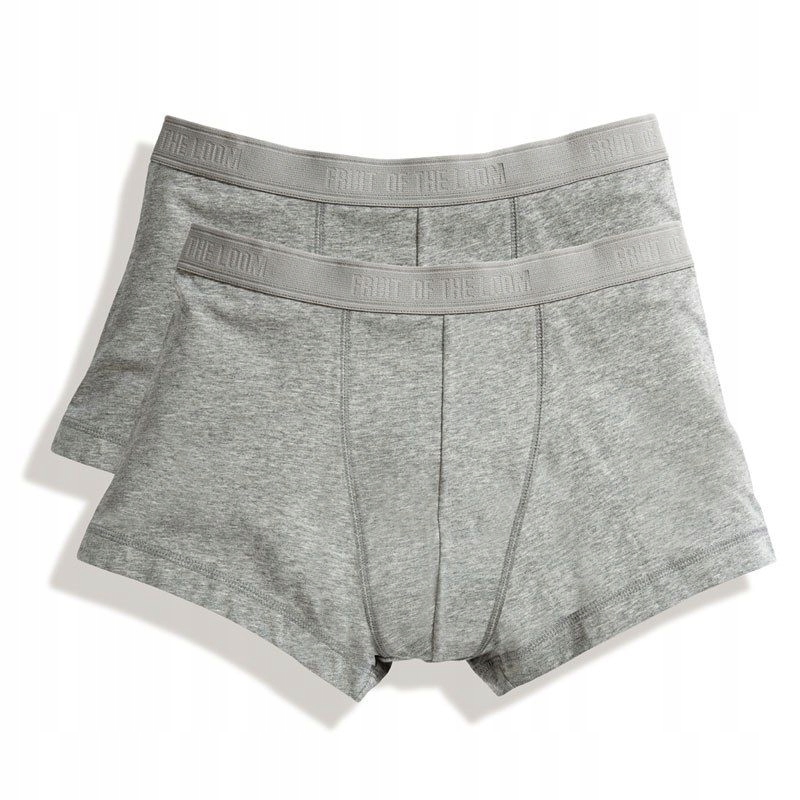 

Fruit Of The Loom Szorty 2-pak Light Grey Marl L