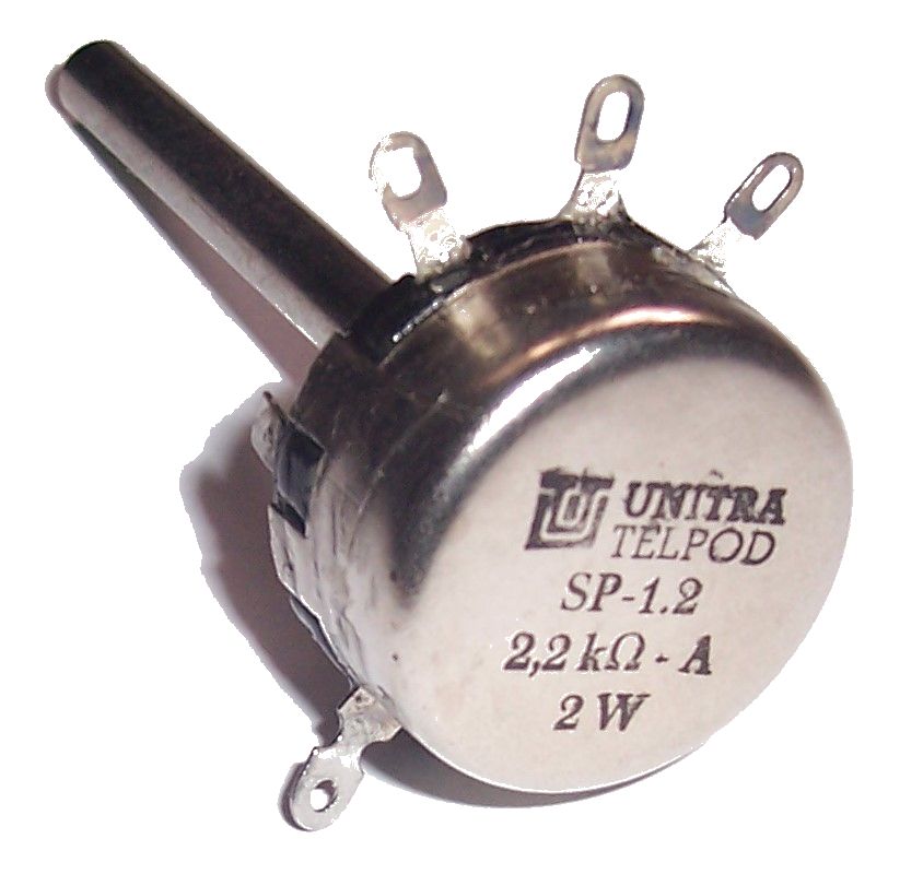 

Potencjometr Telpod SP-1.2 _ 2,2k A 2W oś 60mm