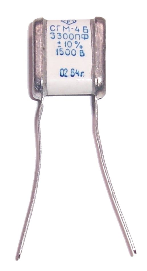 

Kondensator Mikowy SGM-4 3,3nF 1500V Silver Mica