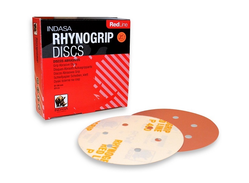 

5 x Indasa Krążek ścierny Rhynogrip 6H Red P800