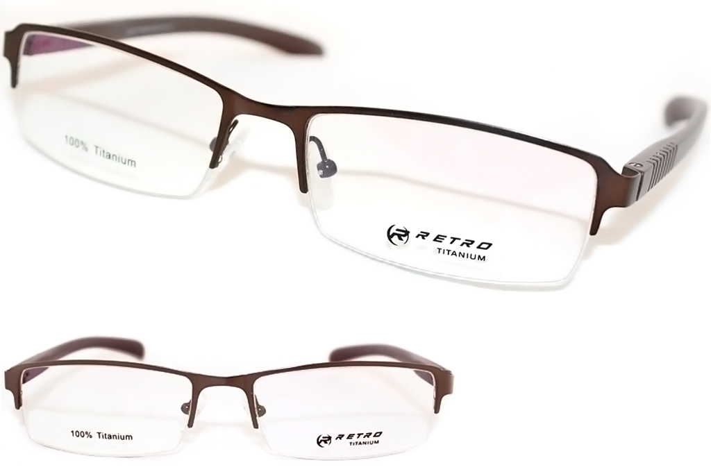 Retro Titanium 10008 Oprawy Tytanowe Lekkie