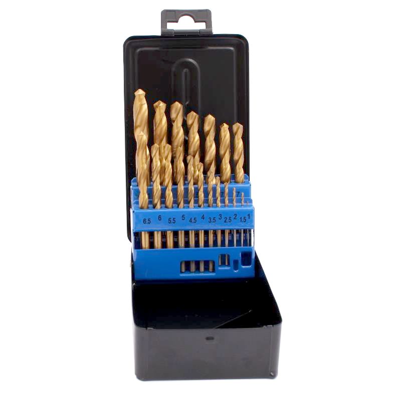 

Wiertła Do Metalu Hss Tytan 19 Szt 1.0-10 mm Etui