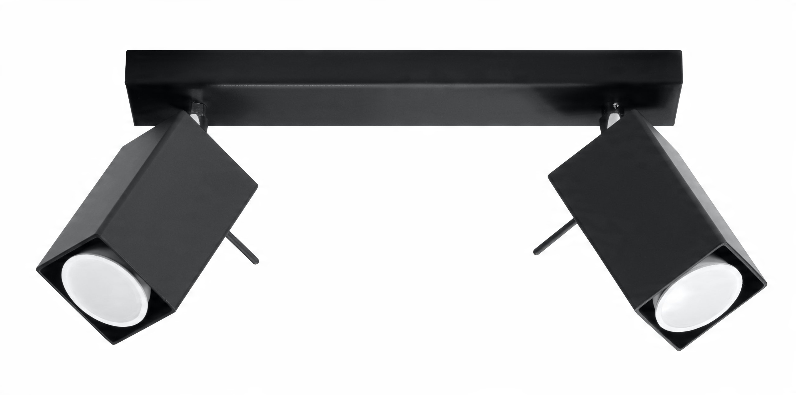 

Lampa Sufitowa Plafon Merida 2 Czarny Sollux 08