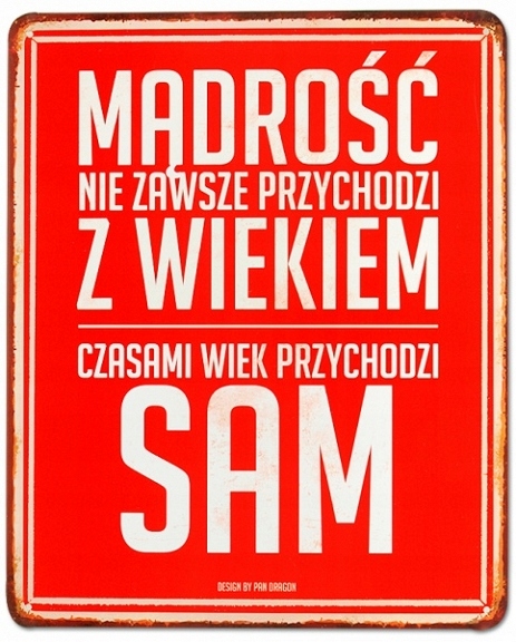 

Tablica vintage metalowa tabliczka plakat napis