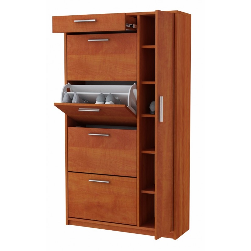 Pojemna szafa na buty do przedpokoju 32 pary 159cm Wysokość mebla 159 cm