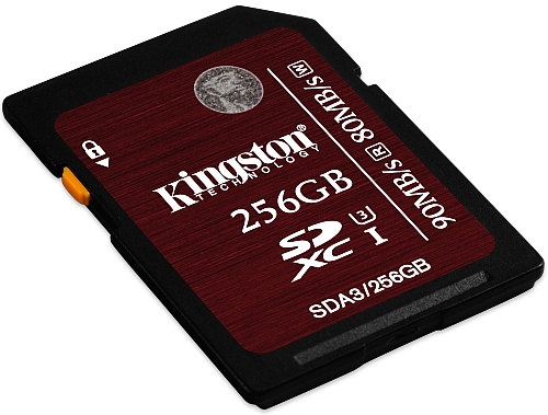 Kingston Sdxc 256GB Uhs-i U3 SDA/256GB 90MB/s 4K2K
