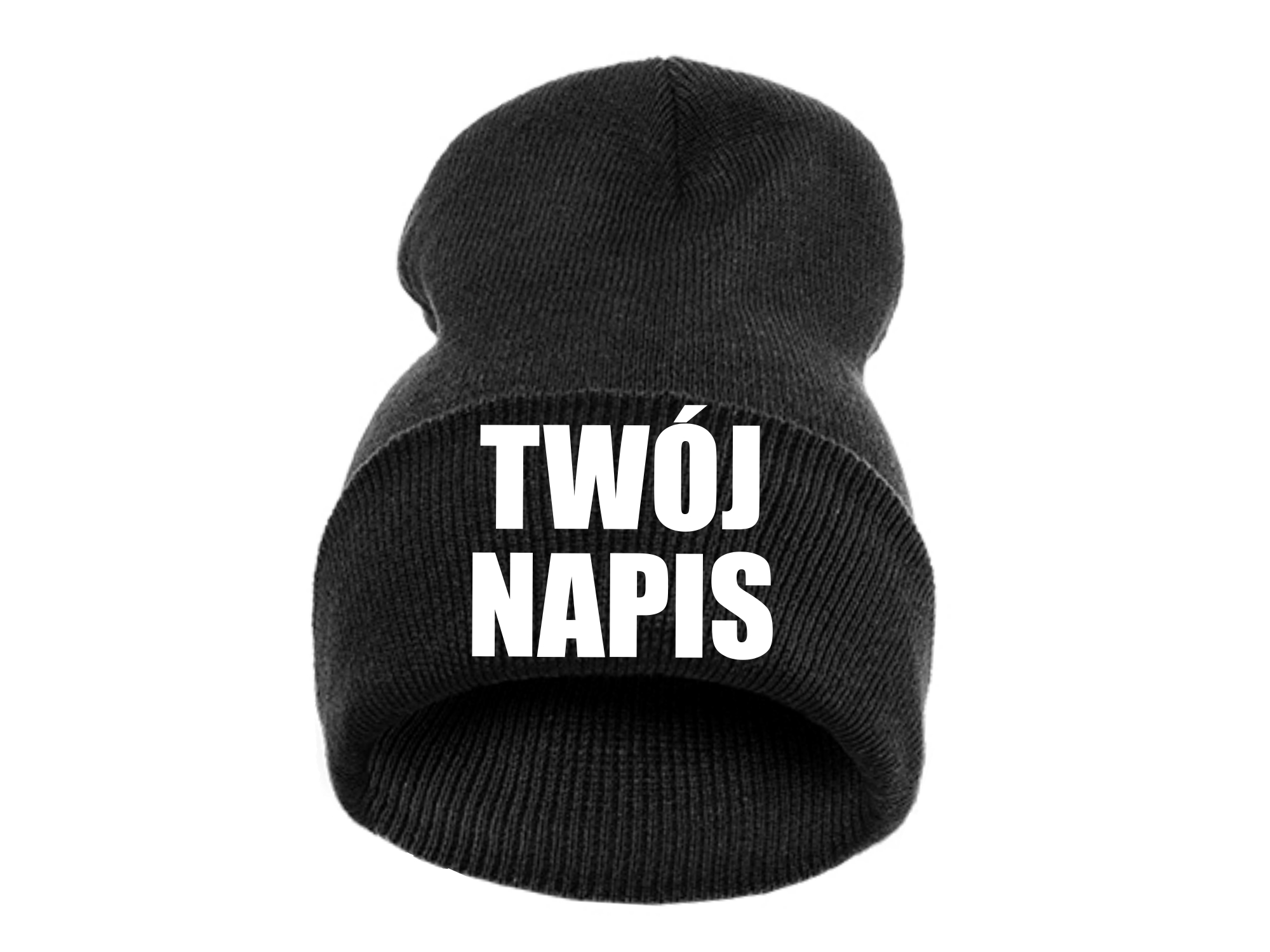 

Czapka Beanie Swag krasnal z napisami + Twój Napis