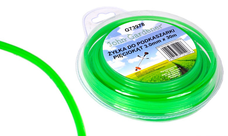 

Żyłka do kosy podkaszarki 5-kąt 2,4mm x 10m