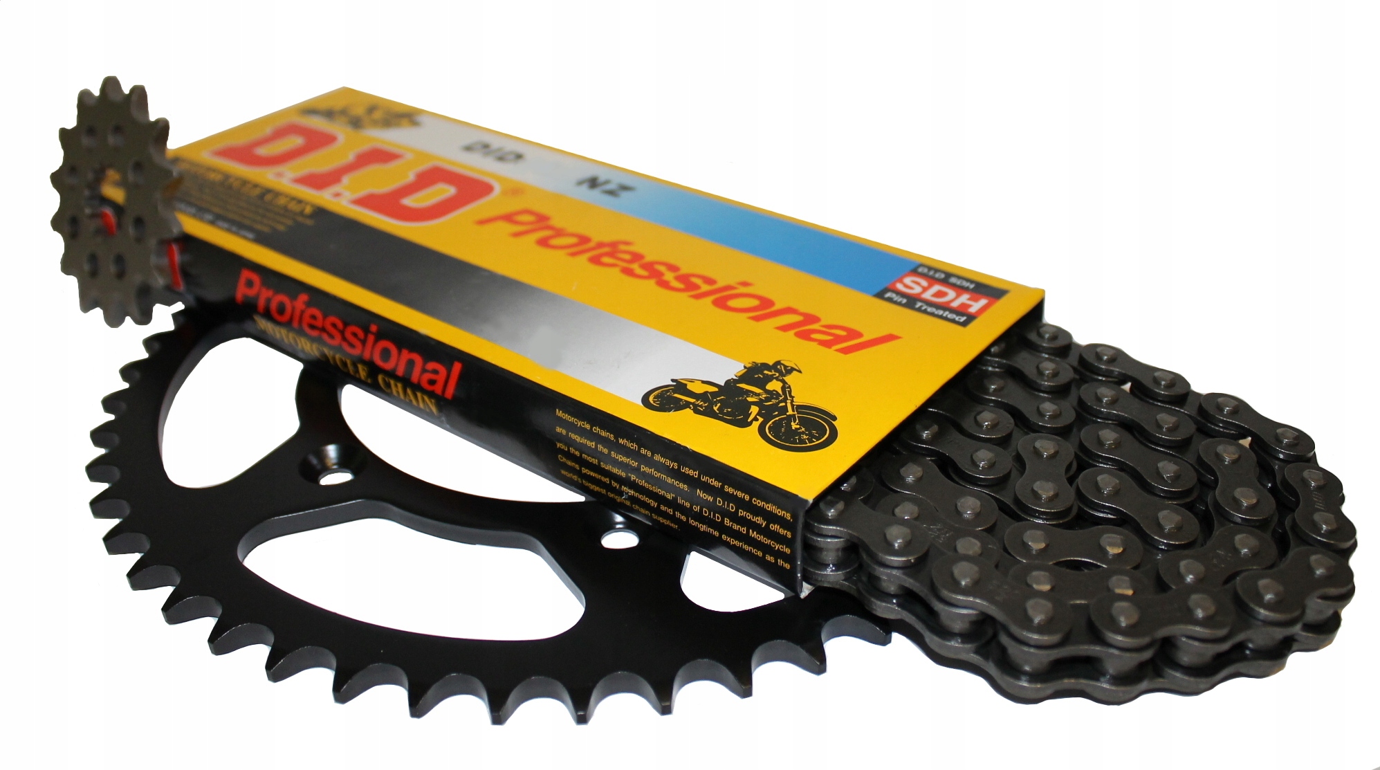 Řetěz ozubené kolo Suzuki Gn 125 92-98r X-Ring DiD