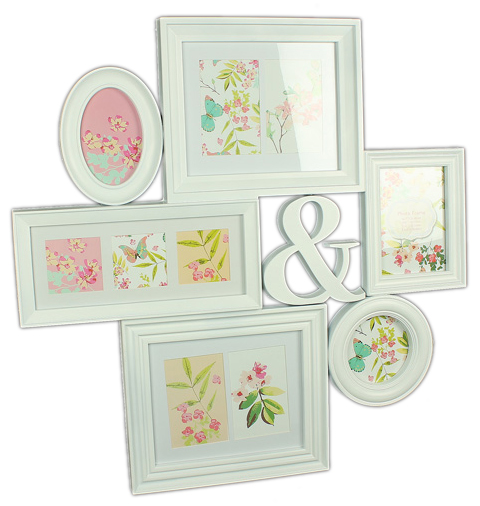 

Duża Biała Ramka Na Zdjęcia Prezent Na Parapetowke