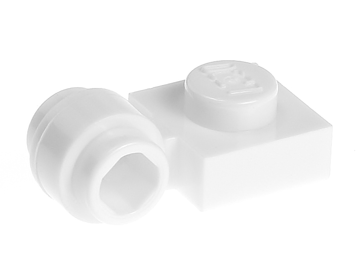 

Lego Płytka z zaczepem 1x1 4081b biała 2 szt.