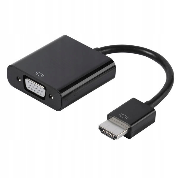 Markowy Adapter HDMI Wtyk do VGA Gniazdo Audio/Video Sklep Vivanco W-wa
