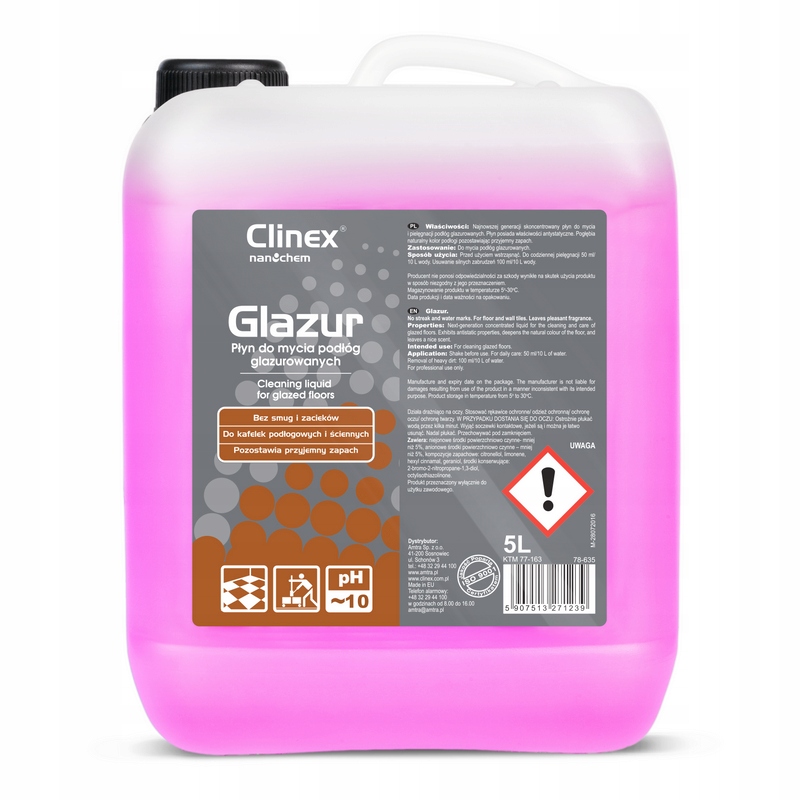 

Clinex Glazur 5L do mycia podłóg glazurowanych