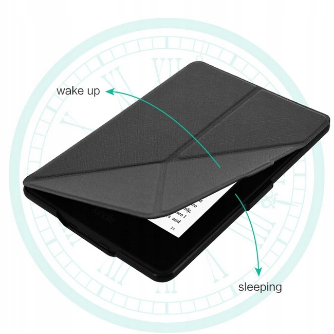 Etui do Kindle Paperwhite 5 ORIGAMI 6,8" jasnoniebieski Model Paperwhite 5
