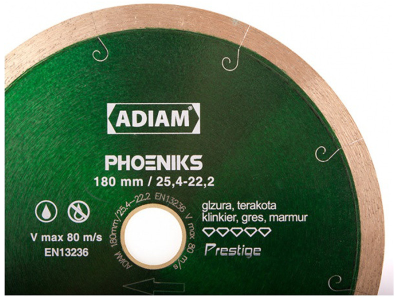 

Adiam Phoenix 230mm Tarcza Diamentowa Prestige Krk