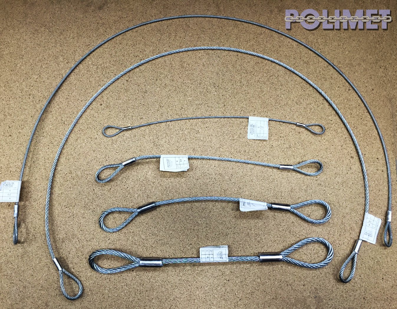 LINA STALOWA ZABEZPIECZAJĄCA Z PĘTLAMI 10mm - 1m Kod producenta PL