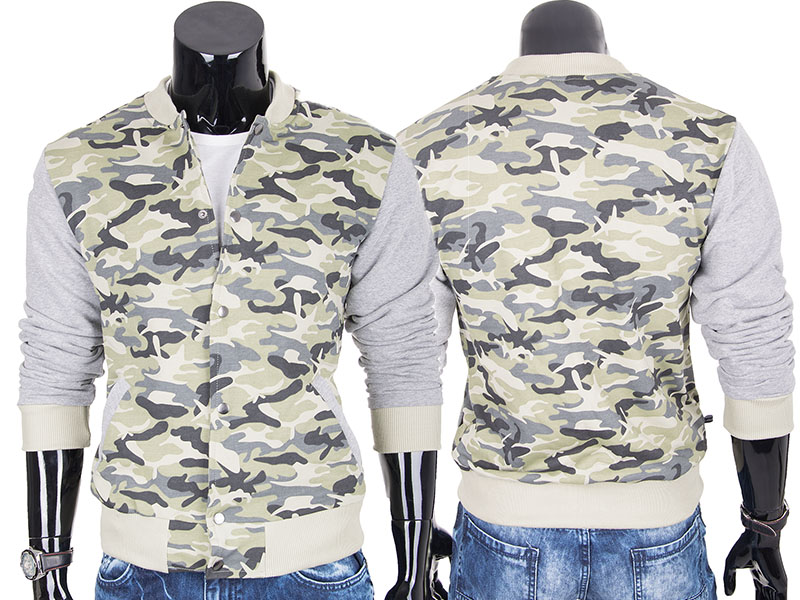 

Bejsbolówka kurtka bluza męska ze stójką Moro XL