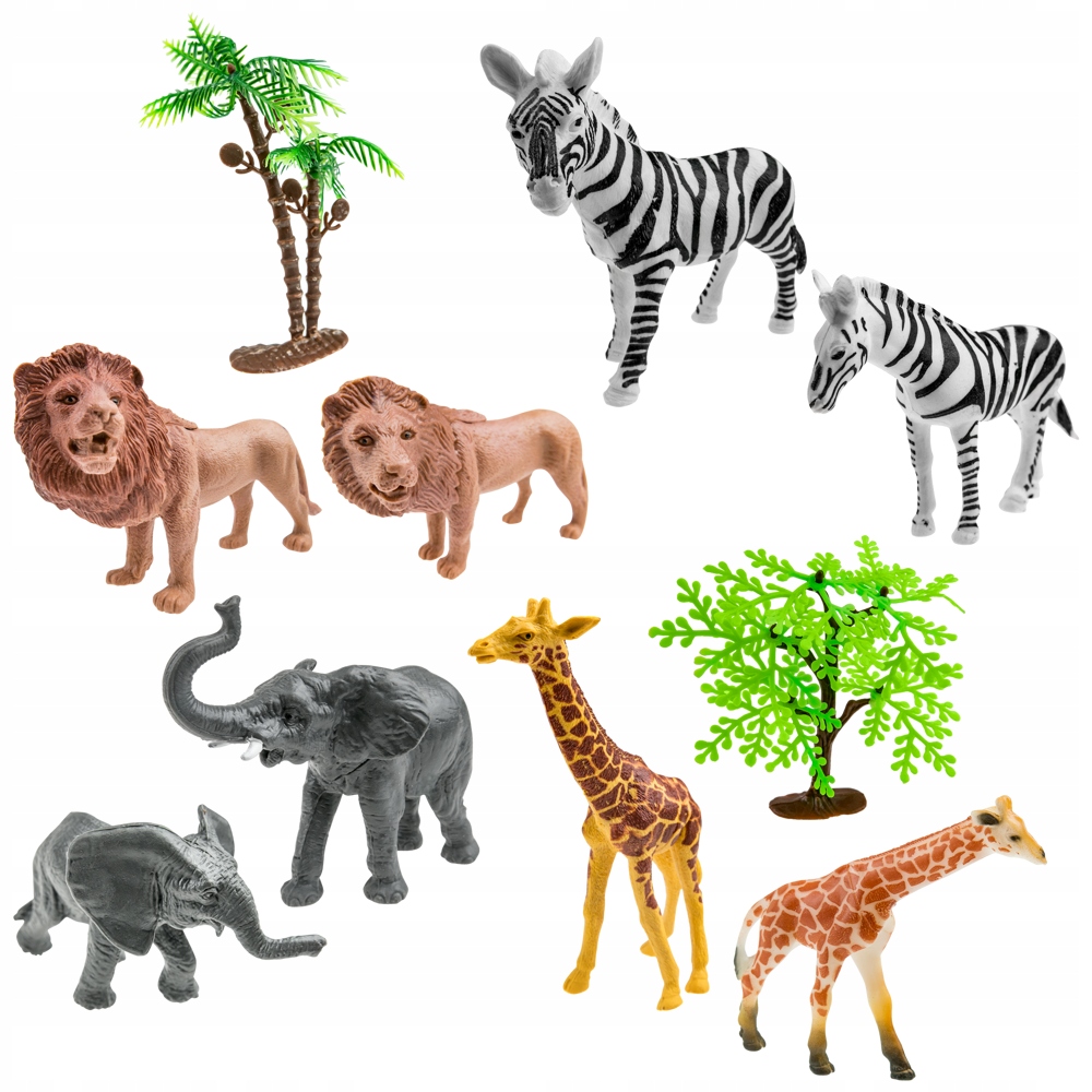 Тигр лев жираф слон. Шляйх набор Дикие животные Африка. Набор фигурок животных. Набор животных "Африка". Фигурки животных Африки.